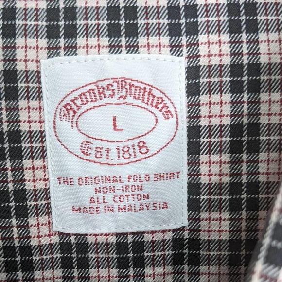 Brooks Brothers Regent Large Blue Checks Mens Button Down Dress Shirt Cotton - Picture 2 of 3